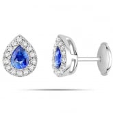 Boucles d'oreilles Saphir - Pour complter