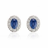 Boucles d'oreilles saphirs - Autre version