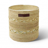 Bougie Parfum�e Raphia - Mandarine- Dina XL - - Autre version