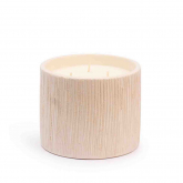Bougie Parfumée Striée Blanc M - Autre version