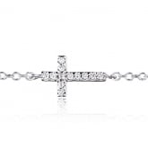 Bracelet croix diamants One More - Autre version