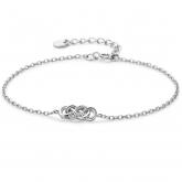 Bracelet en argent plaqué or et oxydes - Naiomy - Pour compl&eacute;ter