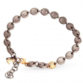 Bracelet Grain de caf - titane et or 9ct