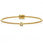 Bracelet Jonc diamants - Pour complter