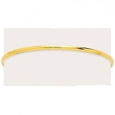Bracelet jonc fil ovale massif 2,2mm
