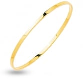 Bracelet jonc fil rectangle massif 3mm