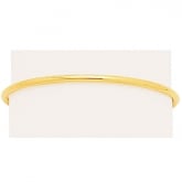 Bracelet jonc fil rond or 9 carats 1,80mm
