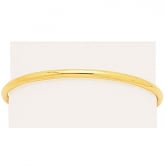 Bracelet jonc fil rond or 9 carats 2,65mm