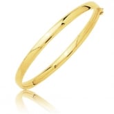 Bracelet jonc flexible or jaune  - Autre version