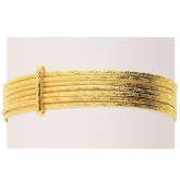 Bracelet jonc or jaune