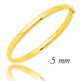 Bracelet Jonc or Massif 5 mm