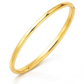 Bracelet jonc ouvrant or jaune 4mm - Autre version