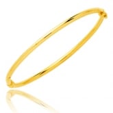 Bracelet jonc ouvrant or jaune - Autre version