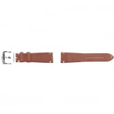 Bracelet Montre ZRC Cuir Vachette Orange Vintage - Coutures crues