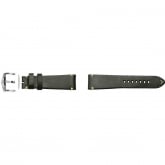 Bracelet Montre ZRC Cuir Vachette Vert Fonc Vintage - Coutures crues