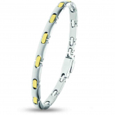 Bracelet pequignet Or et Acier 1 rang 5 mm - Autre version