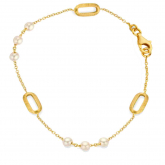 Bracelet or et perles - Pour compl&eacute;ter