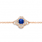 Bracelet Saphir Bleu et Diamants Salina