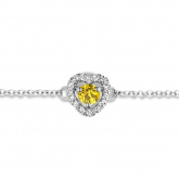 Bracelet Saphir Jaune et Diamants- One More 