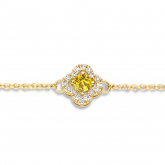 Bracelet Saphir Jaune et Diamants Salina