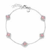 Bracelet saphir rose et diamants - One More