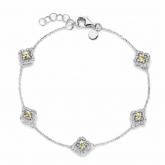 Bracelet saphir vert et diamants - One More