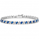 Bracelet tennis Diamant et saphir - Autre version