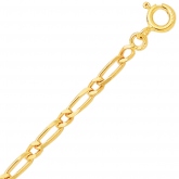 Chaine en or 9 carats maille Altern�e 2.5mm - Autre version