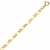 Chaine en or 9 carats maille Altern�e ultra-plate 2.5mm - Autre version