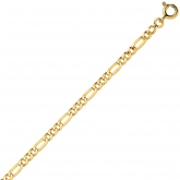 Chaine en or 9 carats maille Altern�e ultra-plate 2.5mm - Autre version