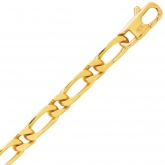 Chaine en or maille Altern�e 5mm - Autre version