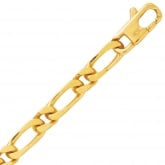 Chaine en or maille Alterne 6 mm - Autre version
