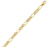 Chaine en or maille Alterne ultra-plate 5mm