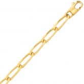 Chaine en or maille cheval 4 mm - Autre version