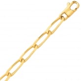 Chaine en or maille cheval 5 mm - Autre version