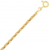 Chane en or maille forat 