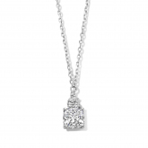 Chane et pendentif Argent  serti de Zirconium - Naiomy