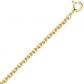 Chane or maille forat ronde