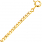 Chaine or maille Gourmette 9 carats - Autre version
