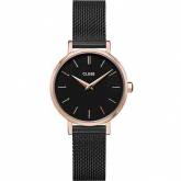 Cluse Boho Chic Petite Mesh Black, Rose Gold Colour