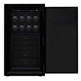 Coffre Montre et bijoux Wolf 1834 -ATLAS 8 Pcs Winder Safe - Onyx/Bronze - Autre version