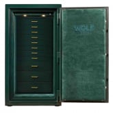 Coffre Montre et bijoux Wolf 1834 -ATLAS Watch & Jewelry Safe - Green / Gold - Autre version