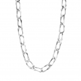 Collier Argent avec lien ovale - Naiomy