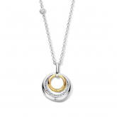 Collier Argent bicolore serti d'oxydes - Naiomy