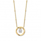 Collier argent et oxyde - plaqu or - fil torsad - Naiomy - Autre version