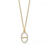 Collier argent et oxyde - plaqu or - Naiomy - Pour complter