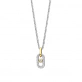 Collier argent et oxyde - plaqu or - Naiomy - Pour complter