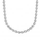 Collier Argent Grain de caf - Naiomy