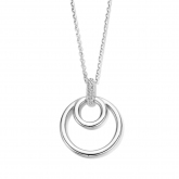 Collier Argent pavage Zirconium - Naiomy 