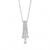Collier Argent pavage Zirconium - Naiomy 
